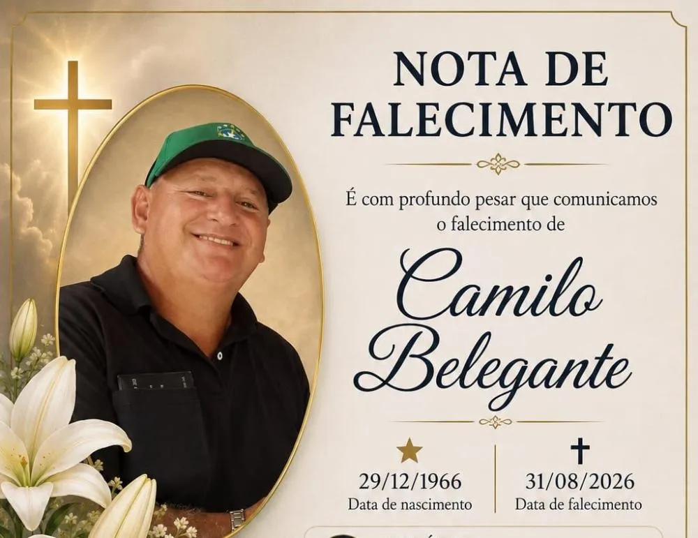 Falecimento de Camilo Belegante no distrito de Pérola Independente