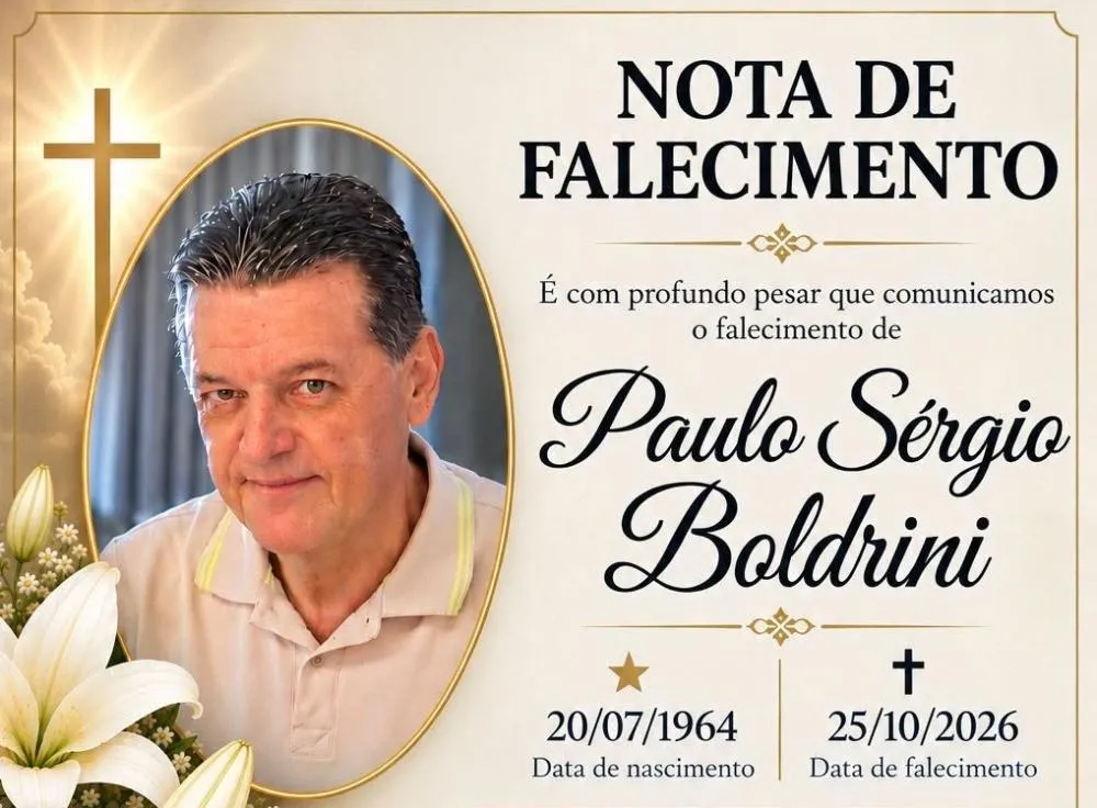 Comunicamos o falecimento de Paulo Sérgio Boldrini